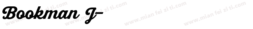 Bookman J字体转换